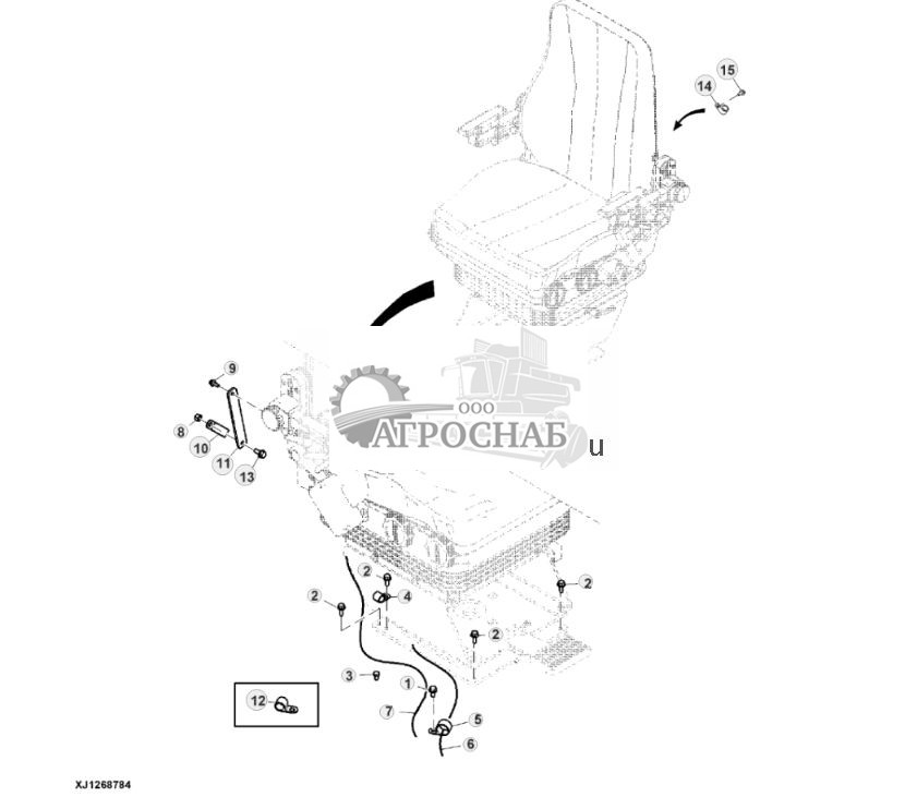 Mounting, Seat, Be-Ge 7130, STD - ST858902 28.jpg